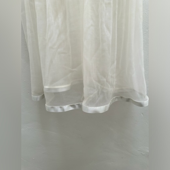 SOLD-Victoria's Secret Sexy Little Things Cream Lace Mesh Sheer Babydoll Nightie - Picture 9 of 11